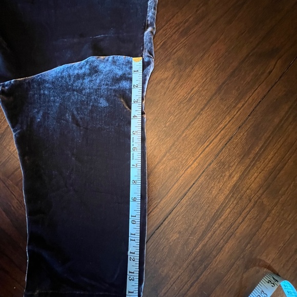 Eileen Fisher Charcoal Gray Silk Blend Velvet Dress, Pockets, Size Large - Picture 9 of 12